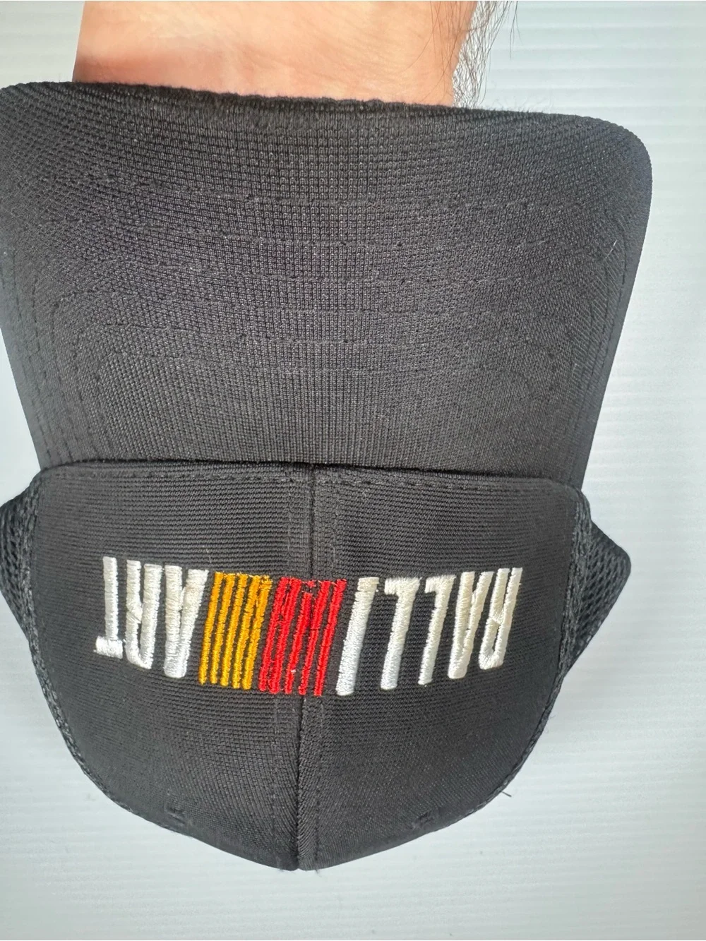 NWOT RALLIART Mitsubishi Rally performance Motorsport cap - mesh w/ Velcro strap